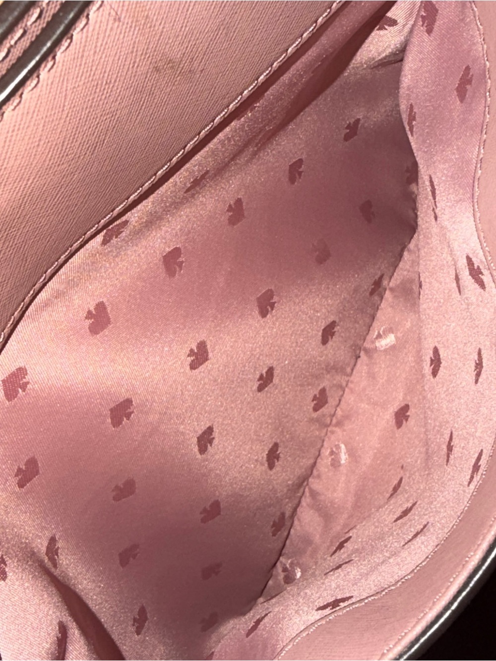 kate spade ♠️ Blush Pink Saffiano Leather Satchel - Picture 9 of 10